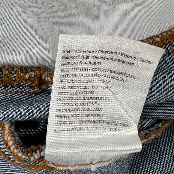 Farm Rio X Anthropologie Crochet Denim Trucker Jacket XS - Picture 10 of 12